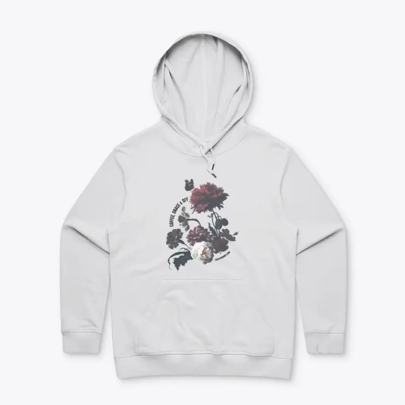 Sweet Floral Slogan Hoodie