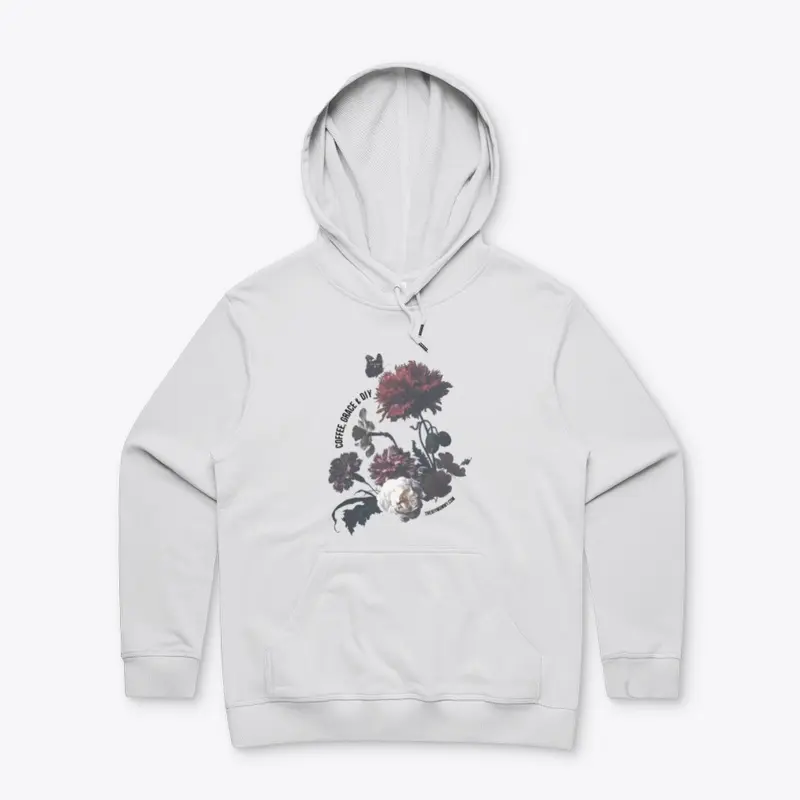 Sweet Floral Slogan Hoodie